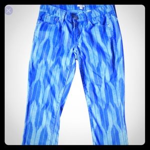Crew ikat skinny jeans